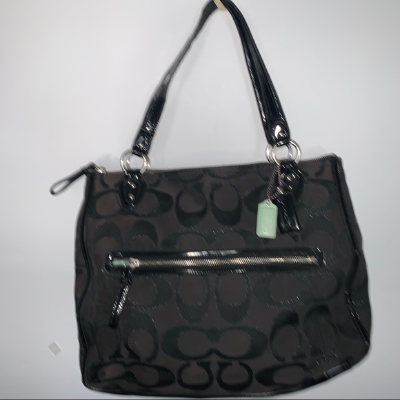 Women’s black coach purse bag - Picture 1 of 10